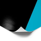 バハマ国旗を掲げた愛国的ポスター ポスター (コーナー)