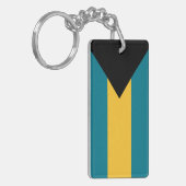 バハマ国旗アクリルキーチェーン キーホルダー (正面左)