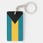 バハマ国旗アクリルキーチェーン キーホルダー (裏面)