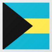 バハマ国旗 ウィンドウサイン (シート)