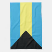 バハマ国旗 キッチンタオル (縦)