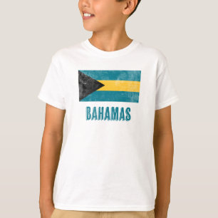 バハマ国旗「グランジ」の外観。 Tシャツ