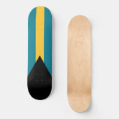 バハマ国旗 スケートボード (正面)