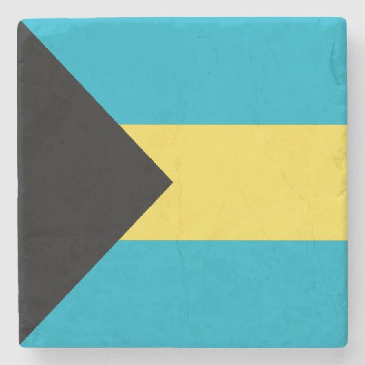 バハマ国旗 ストーンコースター (正面)