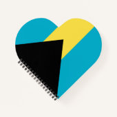 バハマ国旗 ノートブック (正面)