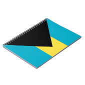 バハマ国旗 ノートブック (左側)