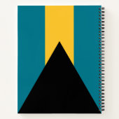 バハマ国旗 ノートブック (裏面)