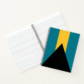 バハマ国旗 ノートブック (内部)