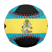 バハマ国旗&バハマースポーツ/野球ボール 野球ボール (裏面)