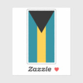 バハマ国旗（バハマ連邦） シール (シート)