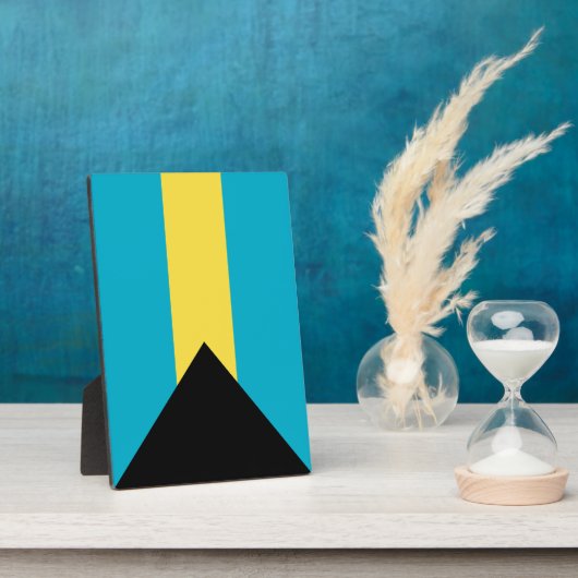 バハマ国旗 フォトプラーク (側面)