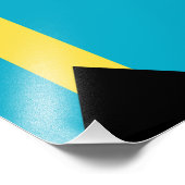 バハマ国旗 フォトプリント            (角)