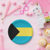 バハマ国旗 ペーパープレート (パーティー)