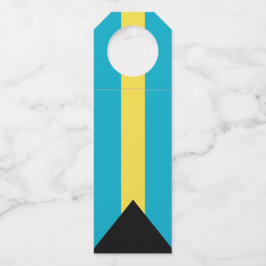 バハマ国旗 ボトルネックタグ