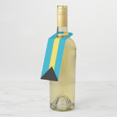 バハマ国旗 ボトルネックタグ (アングル)