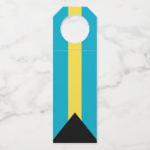 バハマ国旗 ボトルネックタグ (裏面)