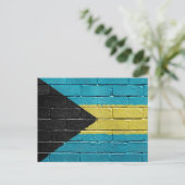 バハマ国旗 ポストカード (スタンド正面)