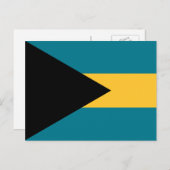 バハマ国旗 ポストカード (正面/裏面)