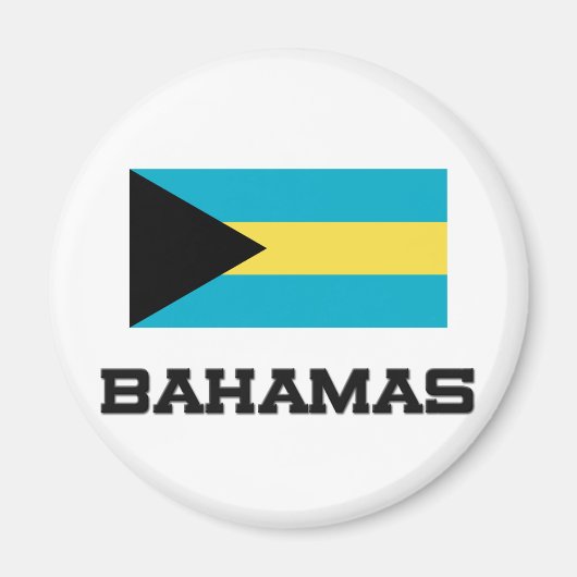 バハマ国旗 マグネット (正面)