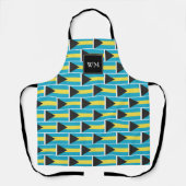 バハマ国旗 |モノグラム |バハマ エプロン (正面)