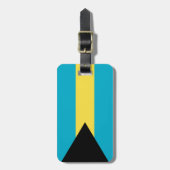 バハマ国旗 ラゲッジタグ (正面縦)