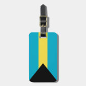 バハマ国旗 ラゲッジタグ (正面縦)