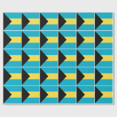 バハマ国旗 ラッピングペーパー (フラット)