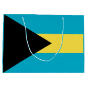 バハマ国旗 ラージペーパーバッグ (裏面)