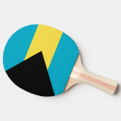 バハマ国旗 卓球ラケット (横)