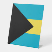 バハマ国旗 台座サイン (正面)