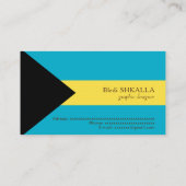 バハマ国旗 名刺 (裏面)