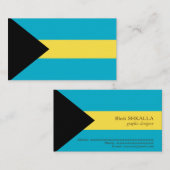 バハマ国旗 名刺 (正面/裏面)