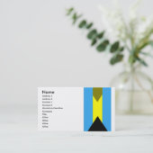 バハマ国旗 名刺 (スタンド正面)