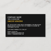 バハマ国旗 名刺 (裏面)