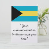 バハマ国旗 招待状 (スタンド正面)