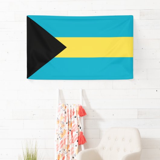 バハマ国旗 横断幕 (インサイチュ)