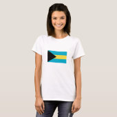 バハマ国旗 Tシャツ (正面フル)