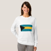 バハマ国旗 Tシャツ (正面フル)