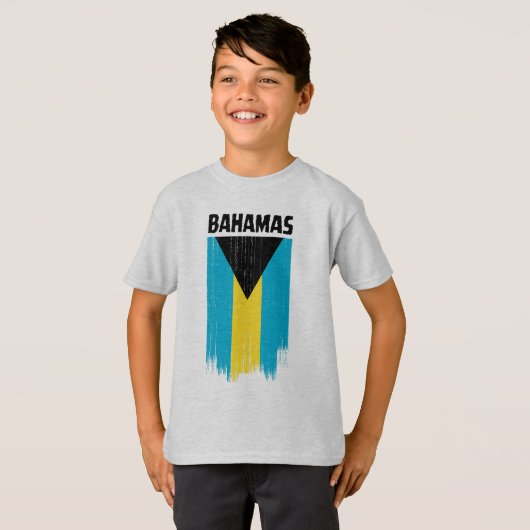 バハマ国旗 Tシャツ (正面フル)
