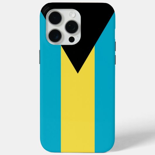 バハマ国旗iPhone 15 Pro Maxケース Case-Mate iPhoneケース (裏面)