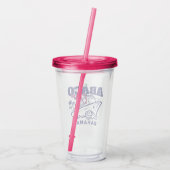 バハマ土産ギフト：アバコバハマクルーズ アクリルタンブラー (裏面)