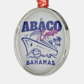 バハマ土産ギフト：アバコバハマクルーズ メタルオーナメント (左)