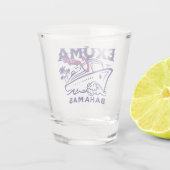 バハマ土産ギフト：エクマバハマクルーズ ショットグラス (裏面)