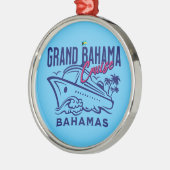 バハマ土産ギフト：グランドバハマバハクルーズ メタルオーナメント (左)