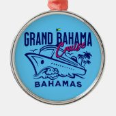 バハマ土産ギフト：グランドバハマバハクルーズ メタルオーナメント (正面)