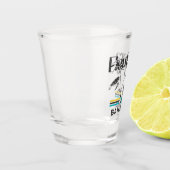 バハマ土産ギフト：バハマ国旗 ショットグラス (左)