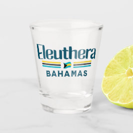バハマ土産ギフト：バハマ国旗 ショットグラス
