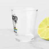 バハマ土産ギフト：バハマ独立 ショットグラス (右)