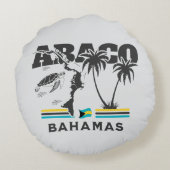 バハマ土産ギフト：バハマ独立 ラウンドクッション (裏面)