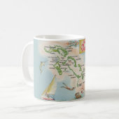 バハマ地図マグ コーヒーマグカップ (正面左)